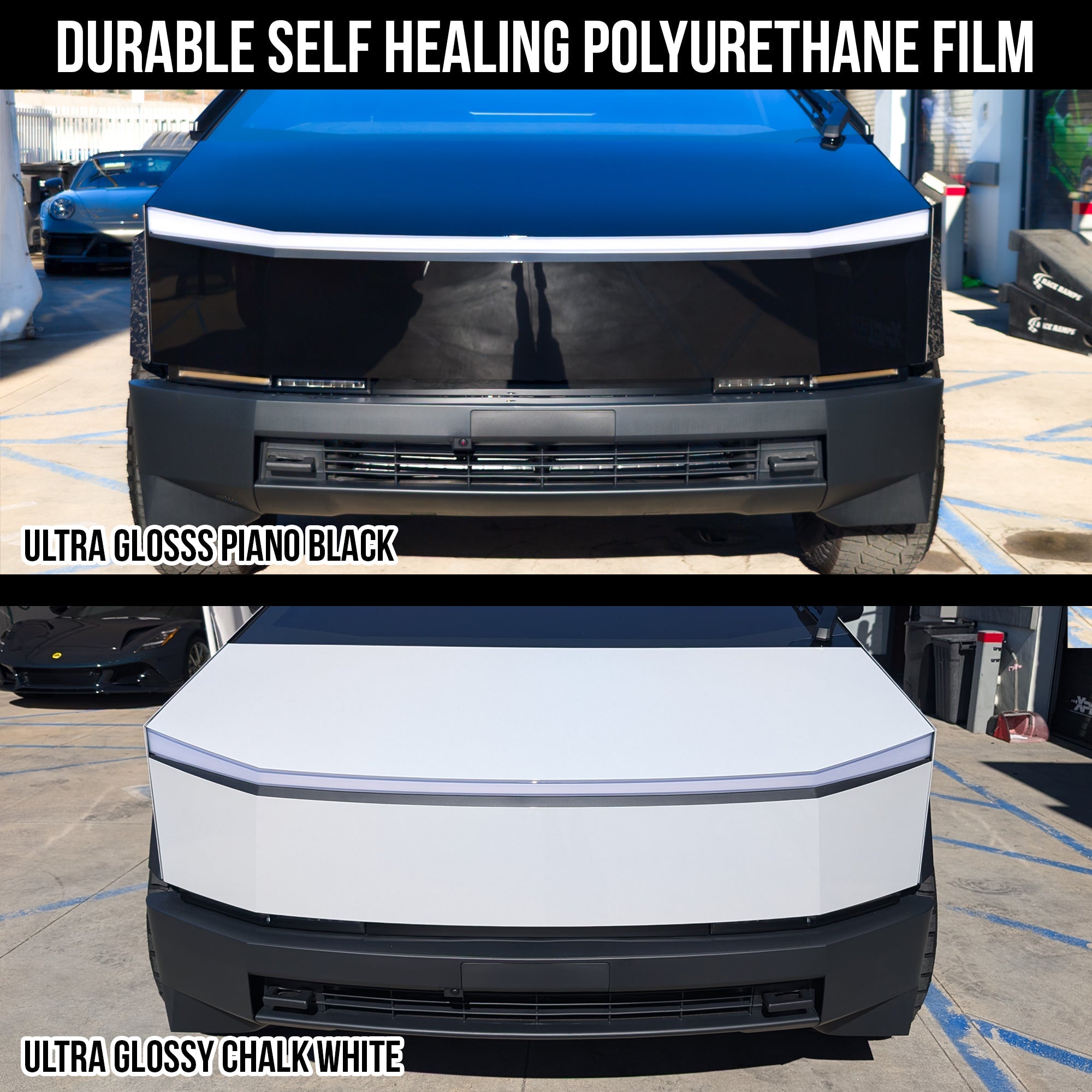 Tesla Cybertruck Color Change PPF Paint Protection Film Wrap DIY Kit | TOProtect - SLIPLO