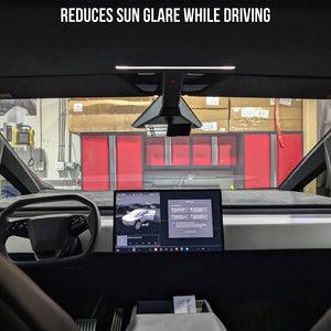 Tesla Cybertruck Windshield Sun Visor Banner DIY Kit - Self - Healing TPU Film | TOProtect - SLIPLO