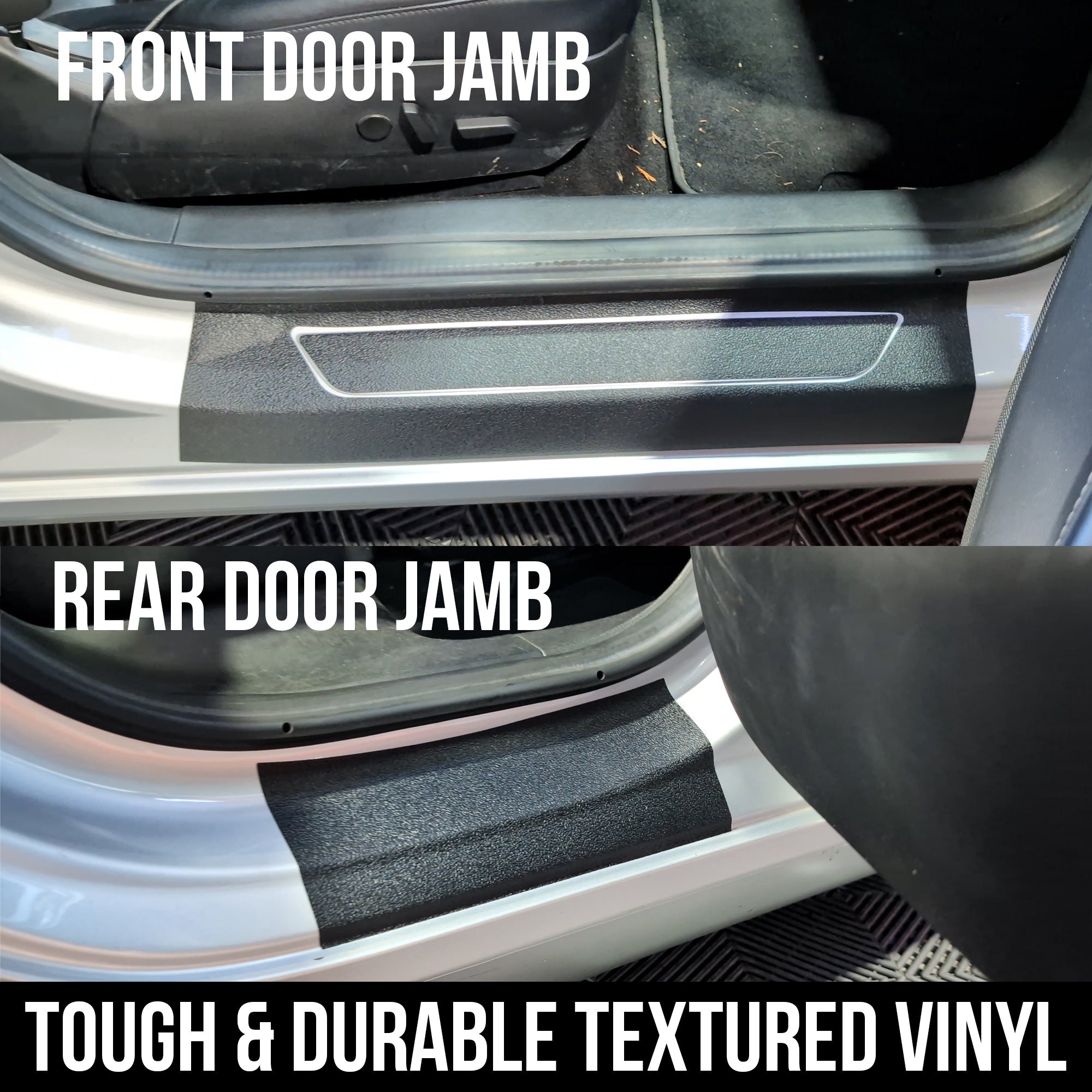 Tesla Model 3 Door Jamb & Luggage Arear Protection DIY Vinyl Guard Kit by TOProtect | 2017 - 2023 - SLIPLO