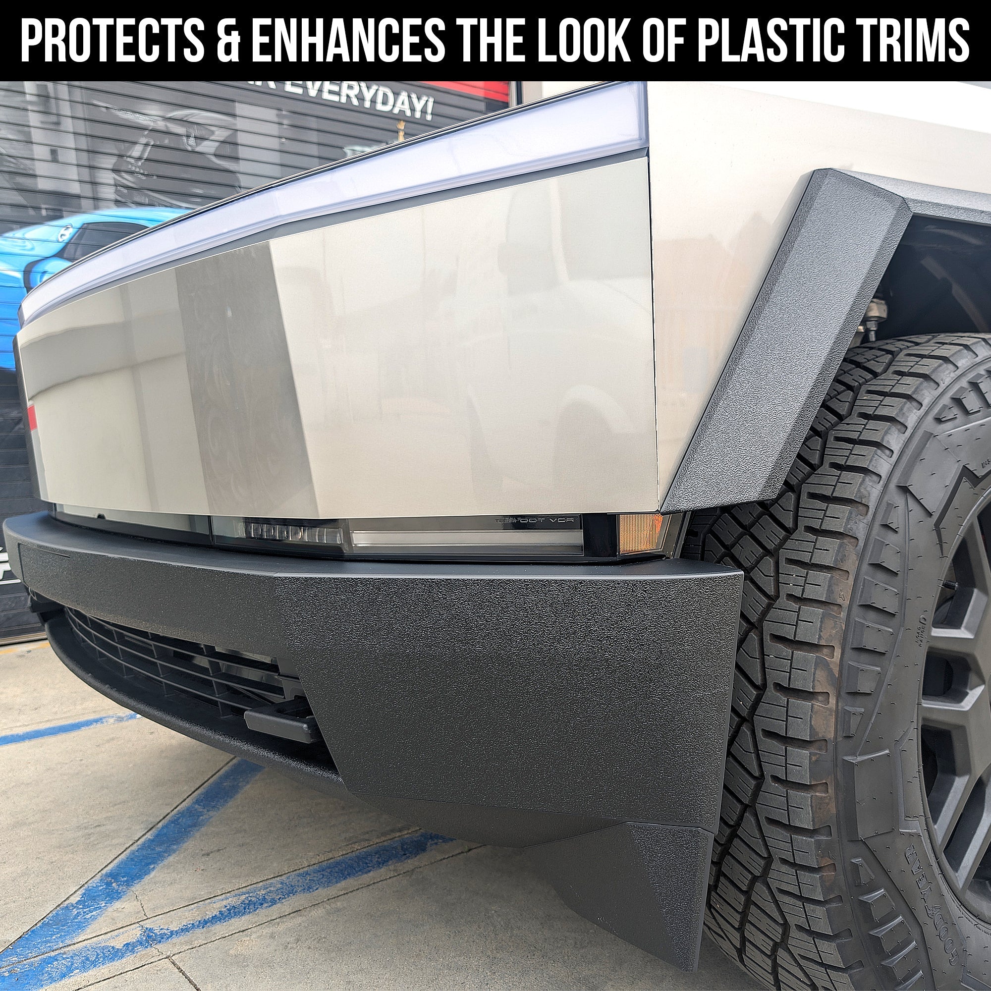 Tesla Cybertruck Front Bumper Protection Vinyl Guard