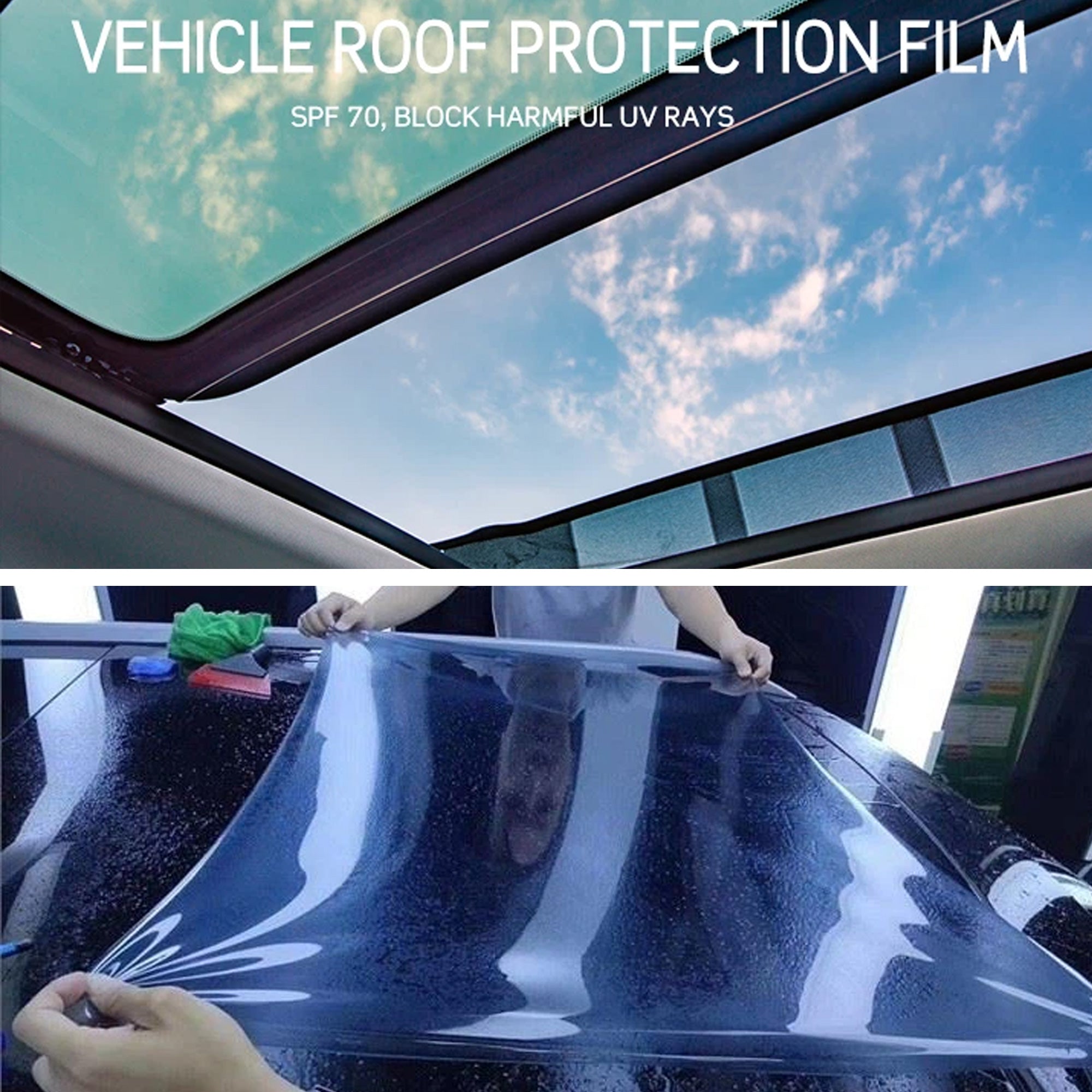 TOProtect Sunroof See Through TPU Exterior Tint Film for the Cybertruck – UV Heat Reduction & Glass Protection - SLIPLO